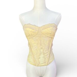 I.AM.GIA Lace Bustier in Cream